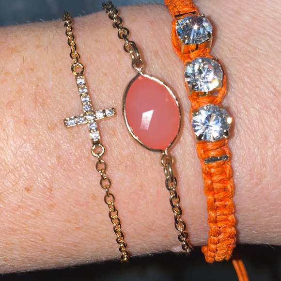 Bracelet Set Cross 3 Piece Set - Picture 1 of 4